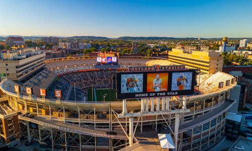 Neyland Stadium, home of University of Tennesse football.